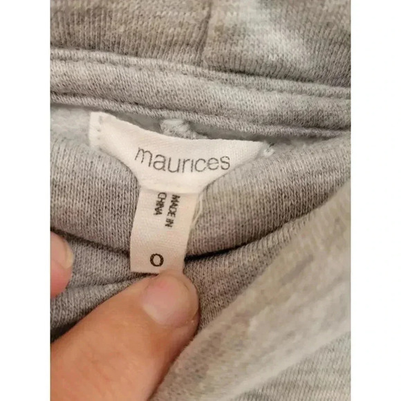 Maurices‎ Gray Cowl Plus Size Sweater size 0 #7 - Picture 3 of 4